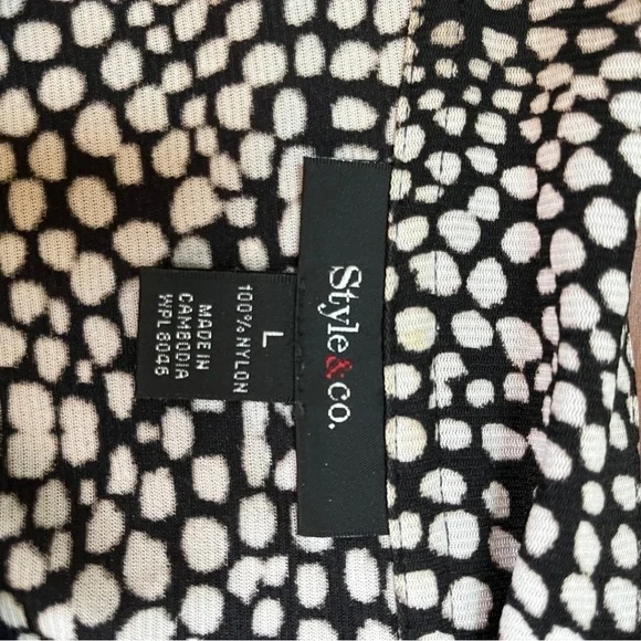 Style & Co long style blouse. Size large - Picture 5 of 6